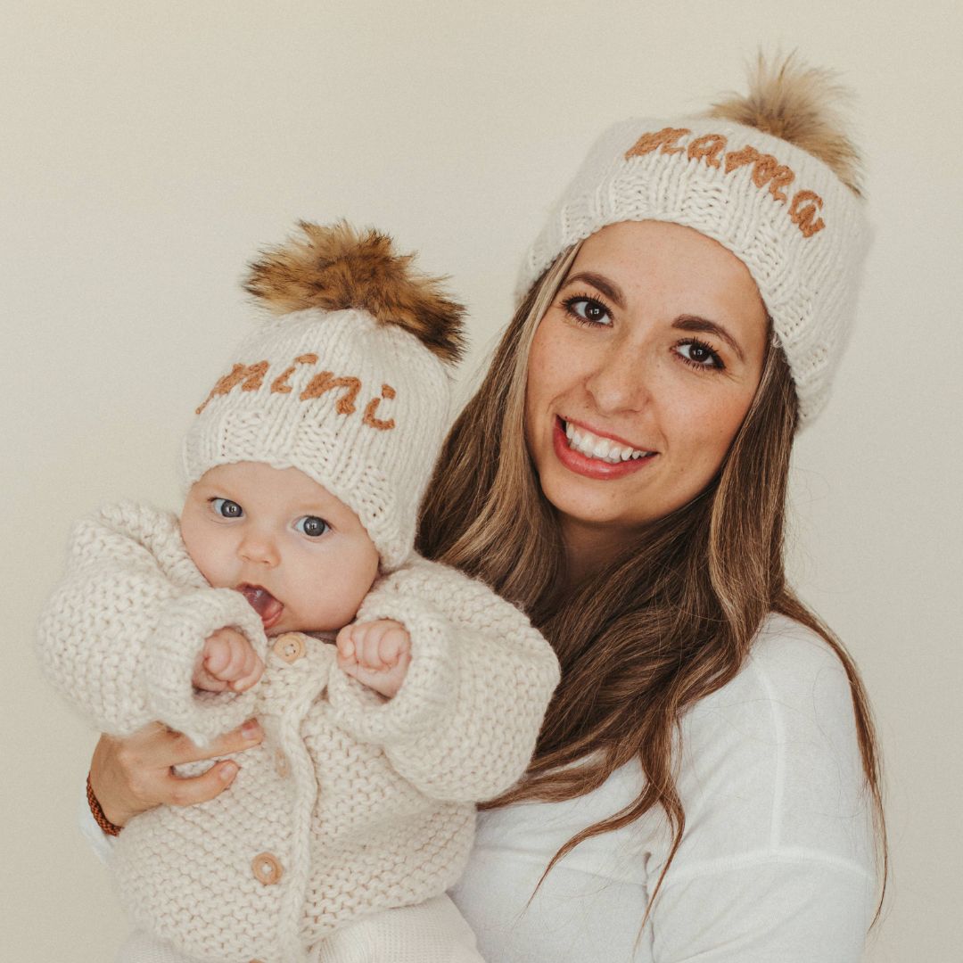 Matching Mama Peanut Beanie Hat