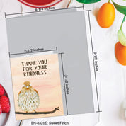 Sweet Finch Bird Greeting Card