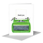Typewriter Greeting Card