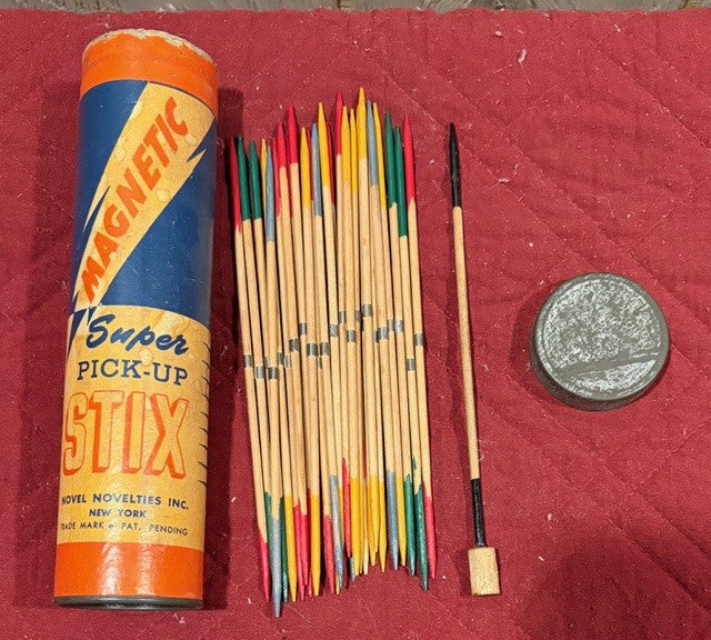 1940's Magnetic Super Pick-Up Stix by Novel Novelties