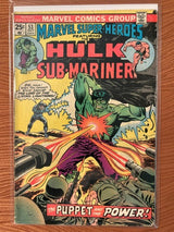 1975 MARVEL Super Heroes #53 featuring The Hulk Sub-Mariner