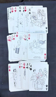 50's "Cheer-Up" Playing Cards - Great Pics on cards!
