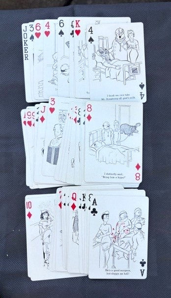 50's "Cheer-Up" Playing Cards - Great Pics on cards!
