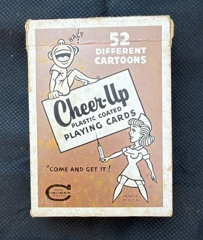 50's "Cheer-Up" Playing Cards - Great Pics on cards!