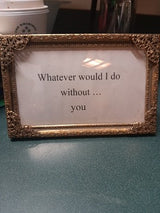 Brass Filligree Frame