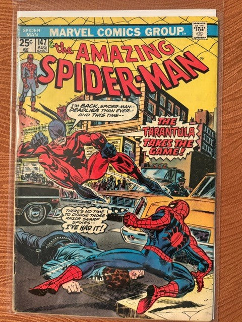 1975 MARVEL The Amazing Spider-Man #147 (Marvel Value Stamp has been removed)