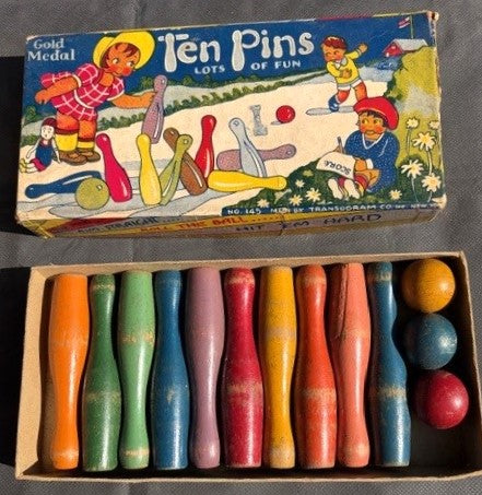 1938 Gold Medal Ten Pins No. 145-Complete