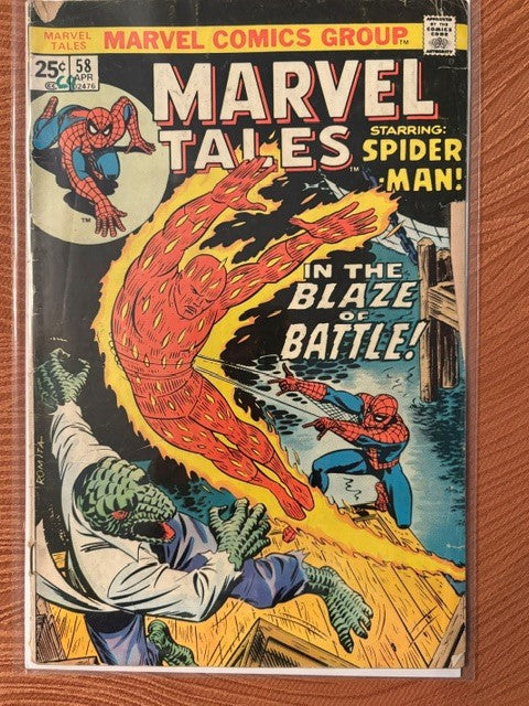 1975 MARVEL Tales #58 Starring Spider-Man