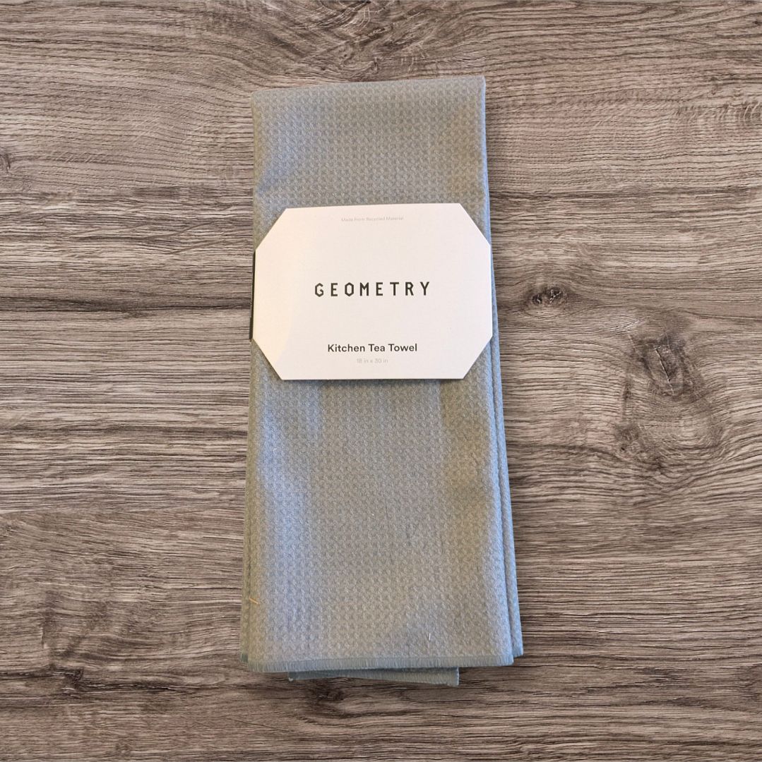 Sage Green Tea Towel |  Geometry