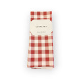 Red Gingham Tea Towel 18" x 30" | Geometry