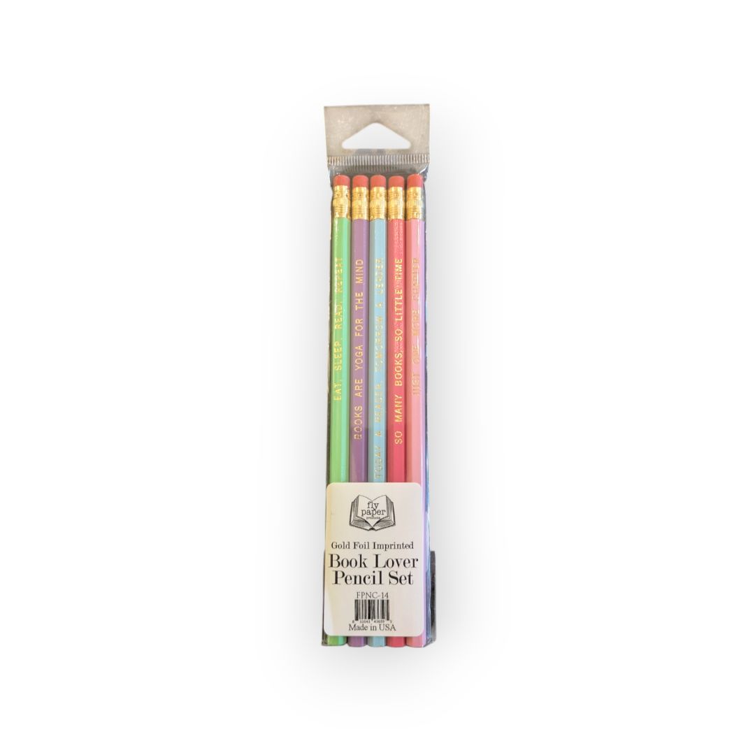 Book Lover Pencil Set