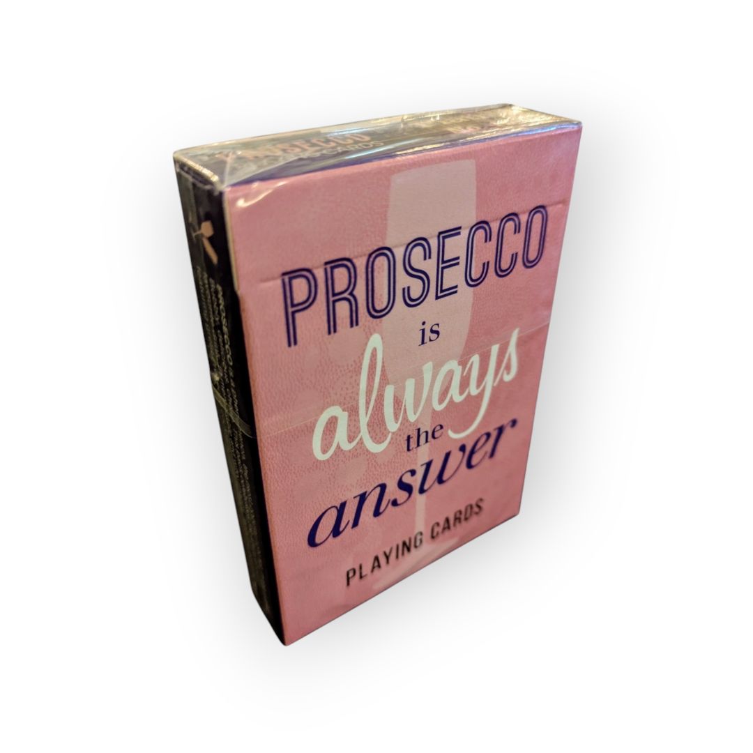 Prosecco is Always the Answer – Single Deck of Playing Cards