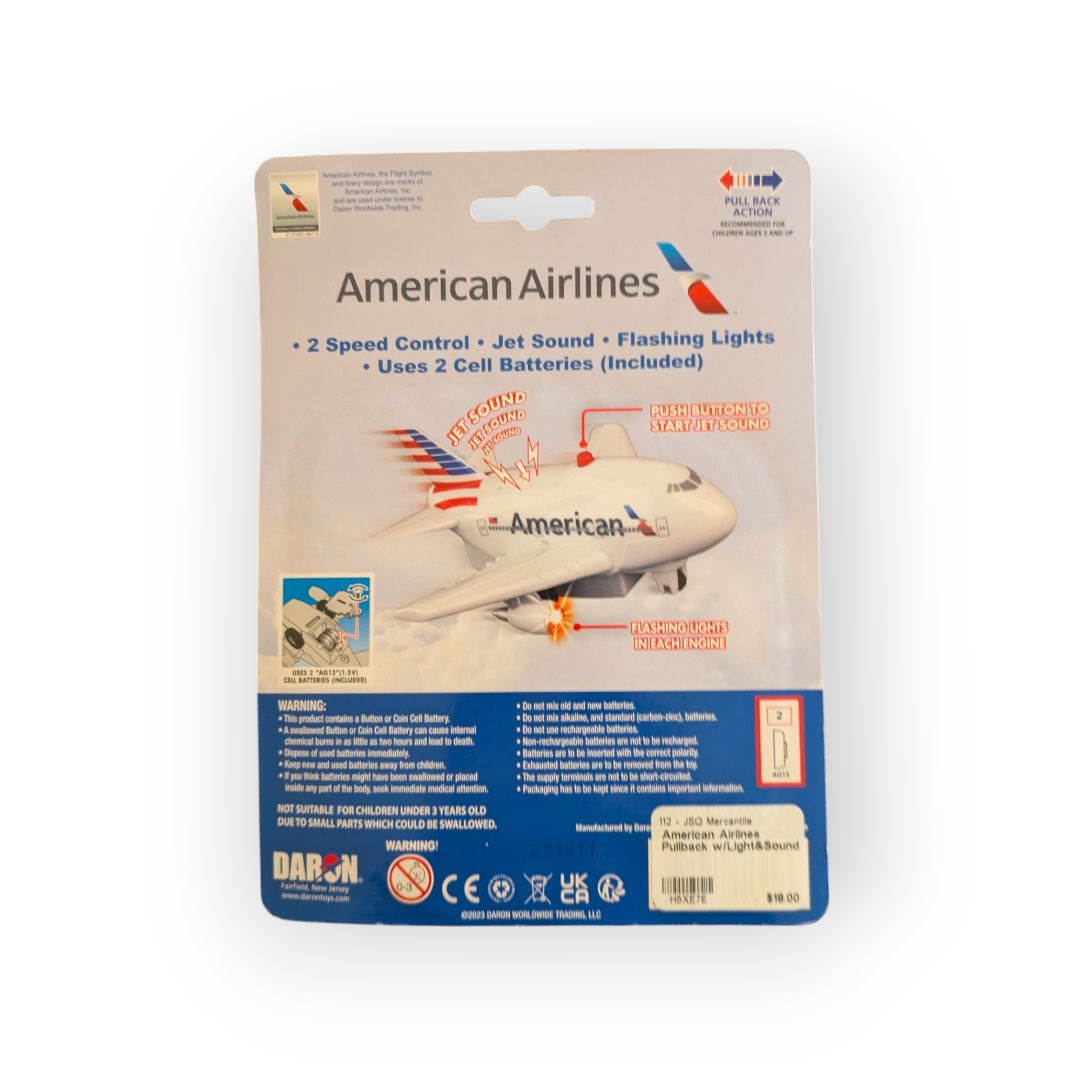 American Airlines Pullback w/ Lights & Sound