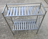 Aluminum shelving unit