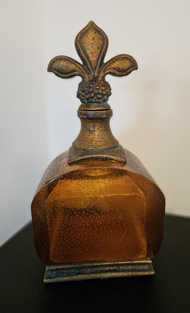 Amber (Resin) Decanter and Top (2 pieces)
