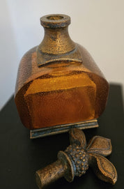 Amber (Resin) Decanter and Top (2 pieces)