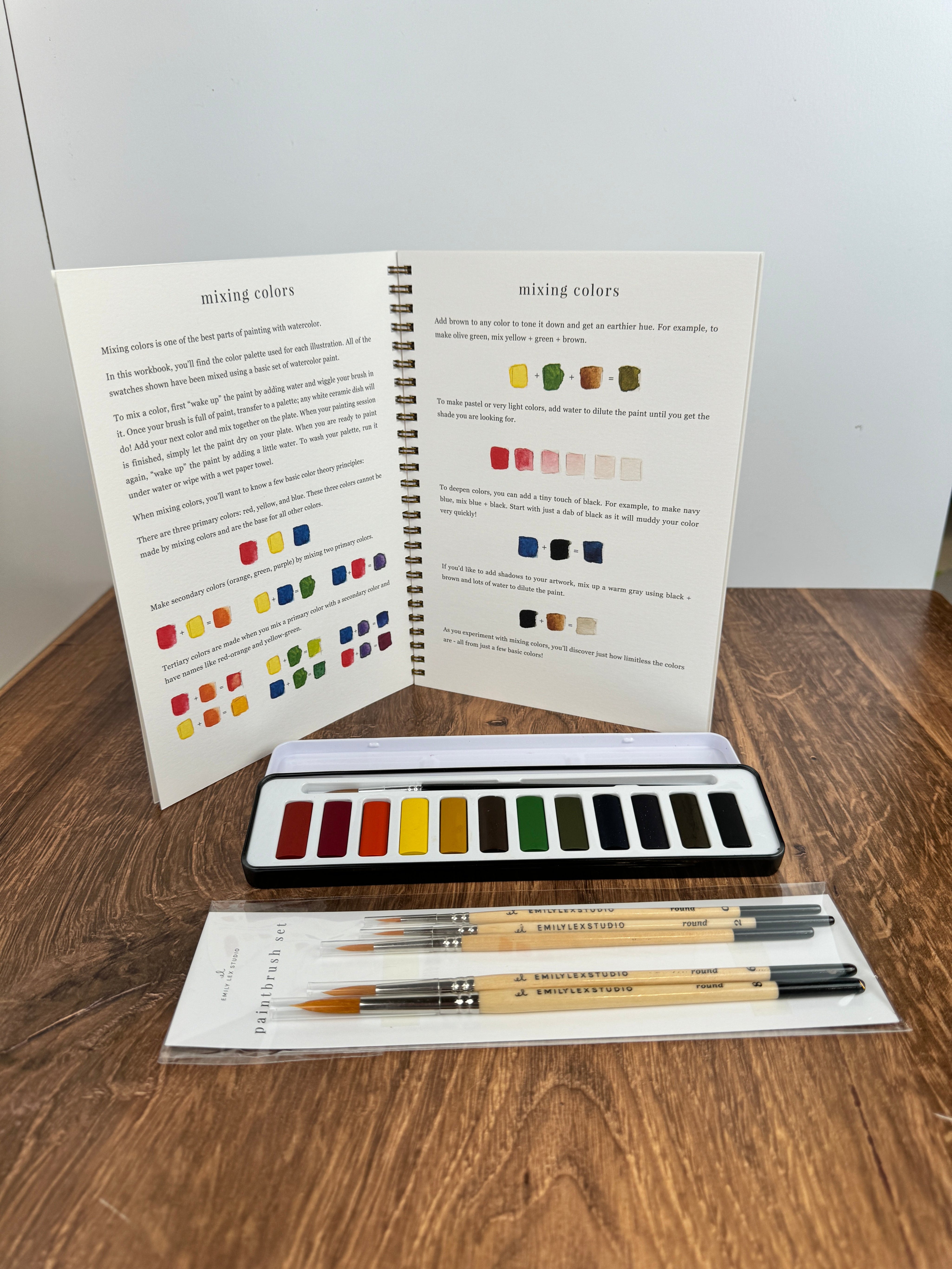 Watercolor Paintbrush Set - JSQ Mercantile