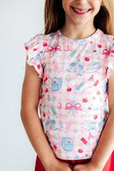Back to School Ruffle Tee - 3T