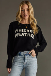 Whiskey Weather Sweater – Black