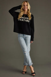 Whiskey Weather Sweater – Black