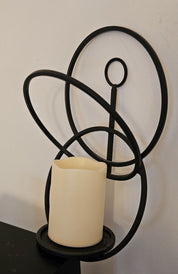 Mid-Century Modern Metal Wall Sconces for Candles or Plants SET OF 2