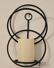 Mid-Century Modern Metal Wall Sconces for Candles or Plants SET OF 2
