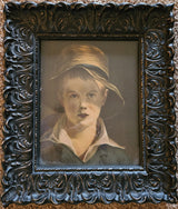 Framed Vintage "The Torn Hat" print by Thomas Sully