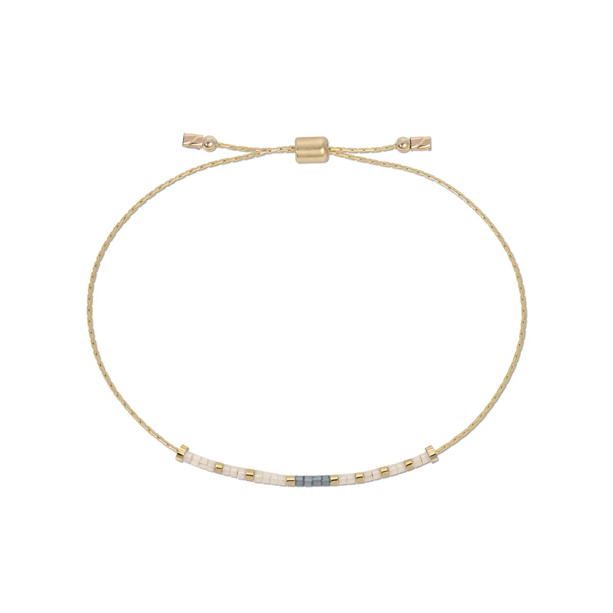 Boy Mama Morse Code Bracelet | Gold