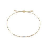 Boy Mama Morse Code Bracelet | Gold