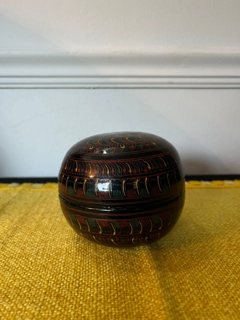 Burmese Lacquerware Nesting boxes Set of 3