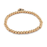 Gold Bead Stretch Bracelet