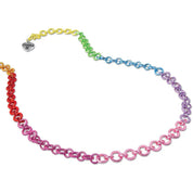 Rainbow Chain Necklace - Charm It!