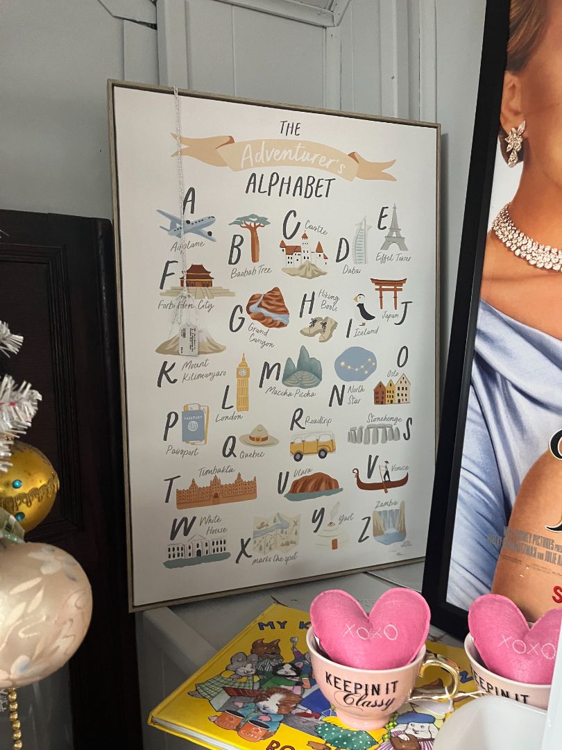 A - Z Adventures Art Framed 27.5" - New