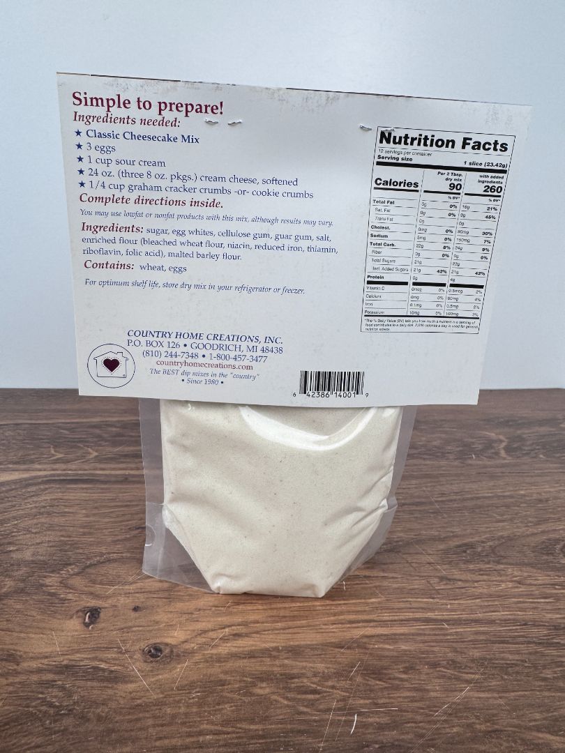 Classic Cheesecake Mix