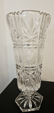 Vintage Tritschler Winter Halder Crystal Pedestal Vase