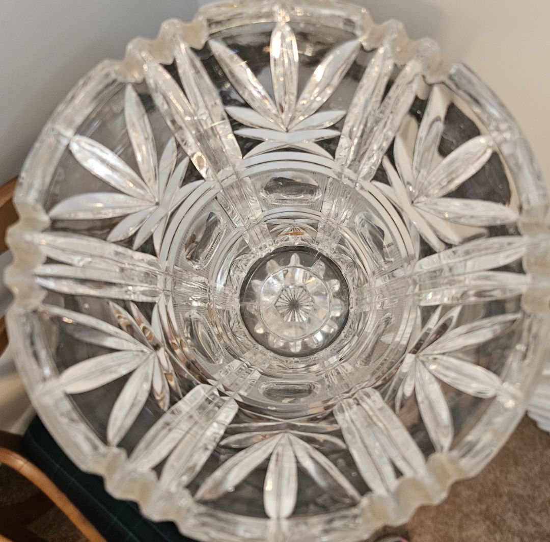 Vintage Tritschler Winter Halder Crystal Pedestal Vase