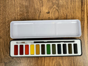 Watercolor Paint Set with Brush - JSQ Mercantile