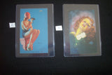 Mutoscope pin-up card, Letter A