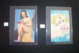 Mutoscope pin-up card, Letter E