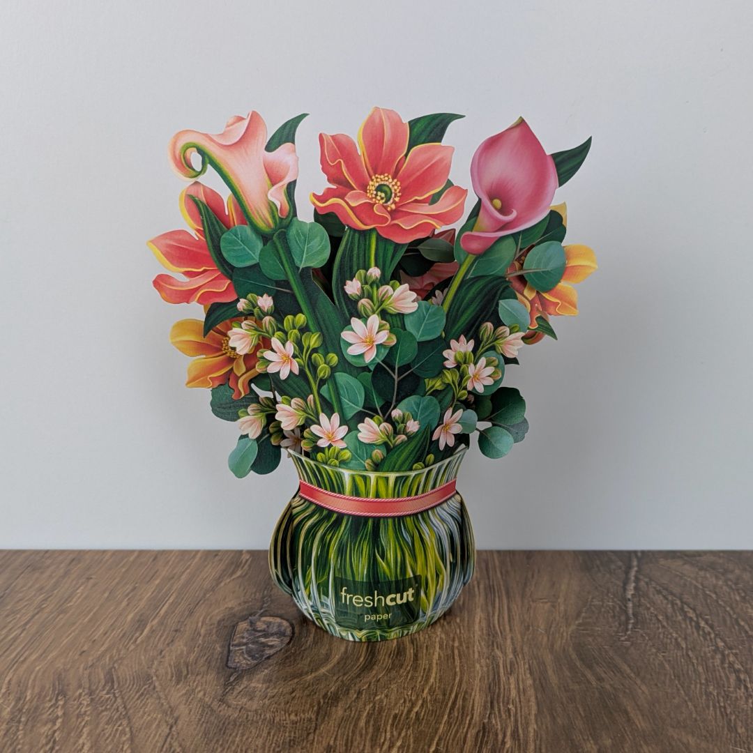 Mini Dear Dahlia Pop Up Greeting Card