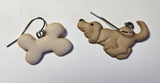 Dog & Bone Earrings