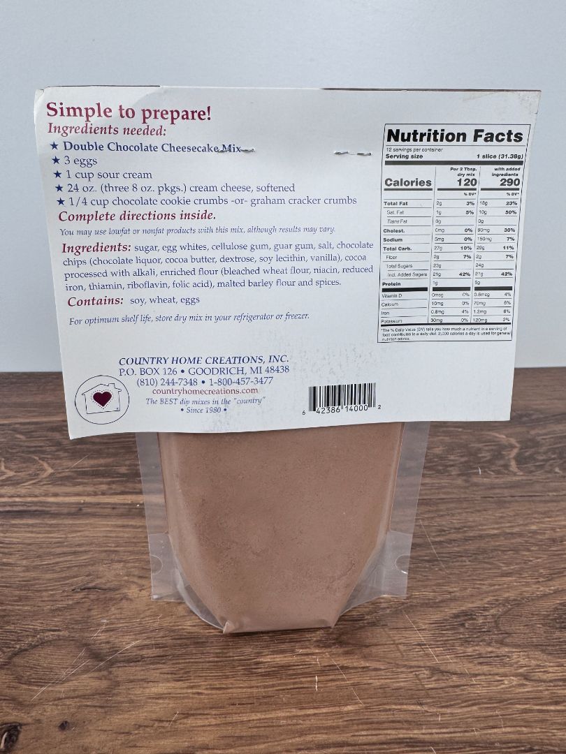 Double Chocolate Cheesecake Mix