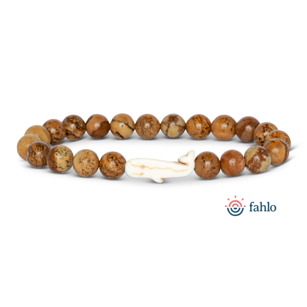 Fahlo Whale Tracking Bracelet - Dune | Wildlife Conservation Jewelry | JSQ Mercantile - Women’s Boutique & Gift Shop in La Grange, IL