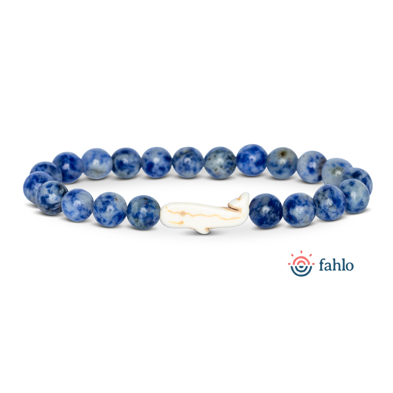 Whale Tracking Bracelet - Blue | Wildlife Conservation Jewelry | JSQ Mercantile - Women’s Boutique & Gift Shop in La Grange, IL by 112 - JSQ Mercantile