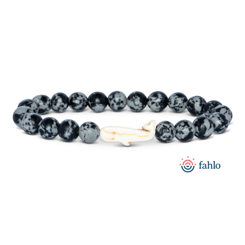 Fahlo Whale Tracking Bracelet - pink-sands — alternate view