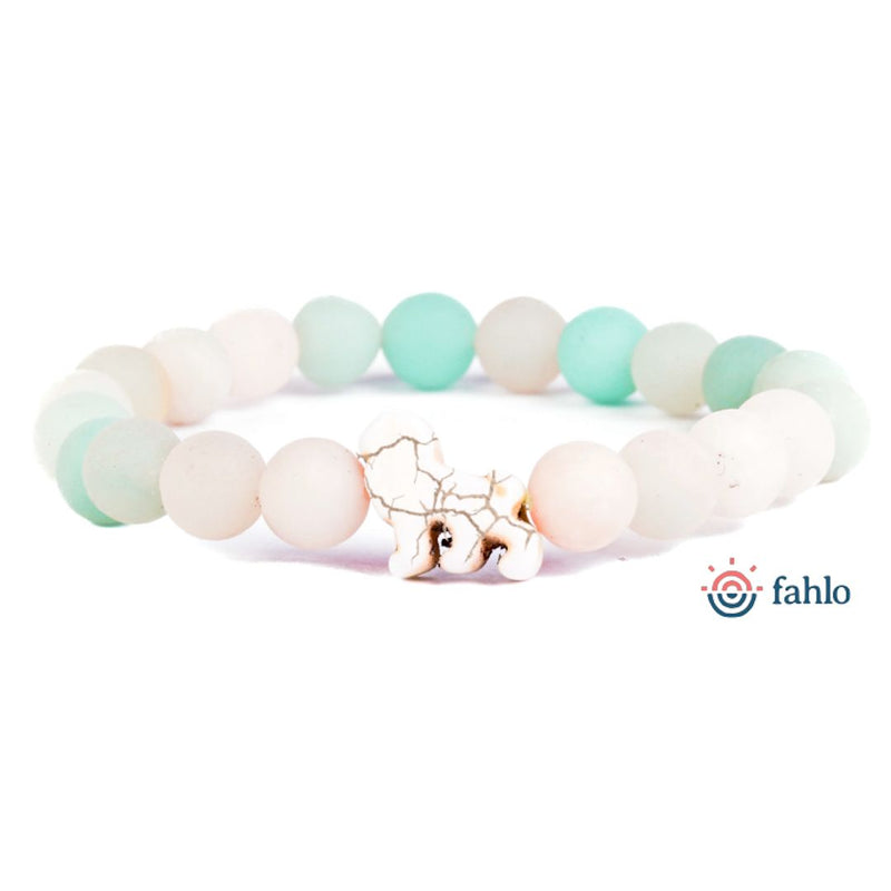 Fahlo Lion Tracking Bracelet - sky-stone by 112 - JSQ Mercantile