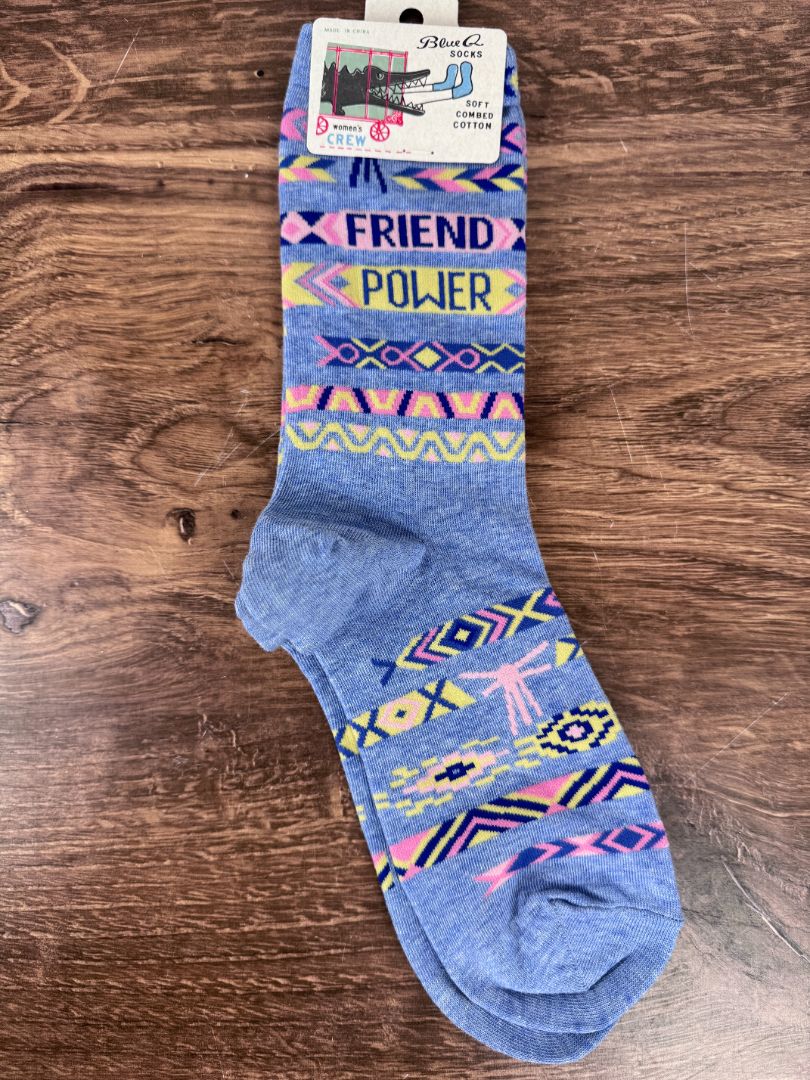 Friend Power Crew Socks