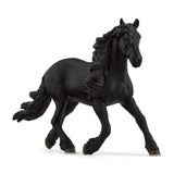 Pitch-Black Friesian Stallion Realistic Farm Animal Figurine | Schleich
