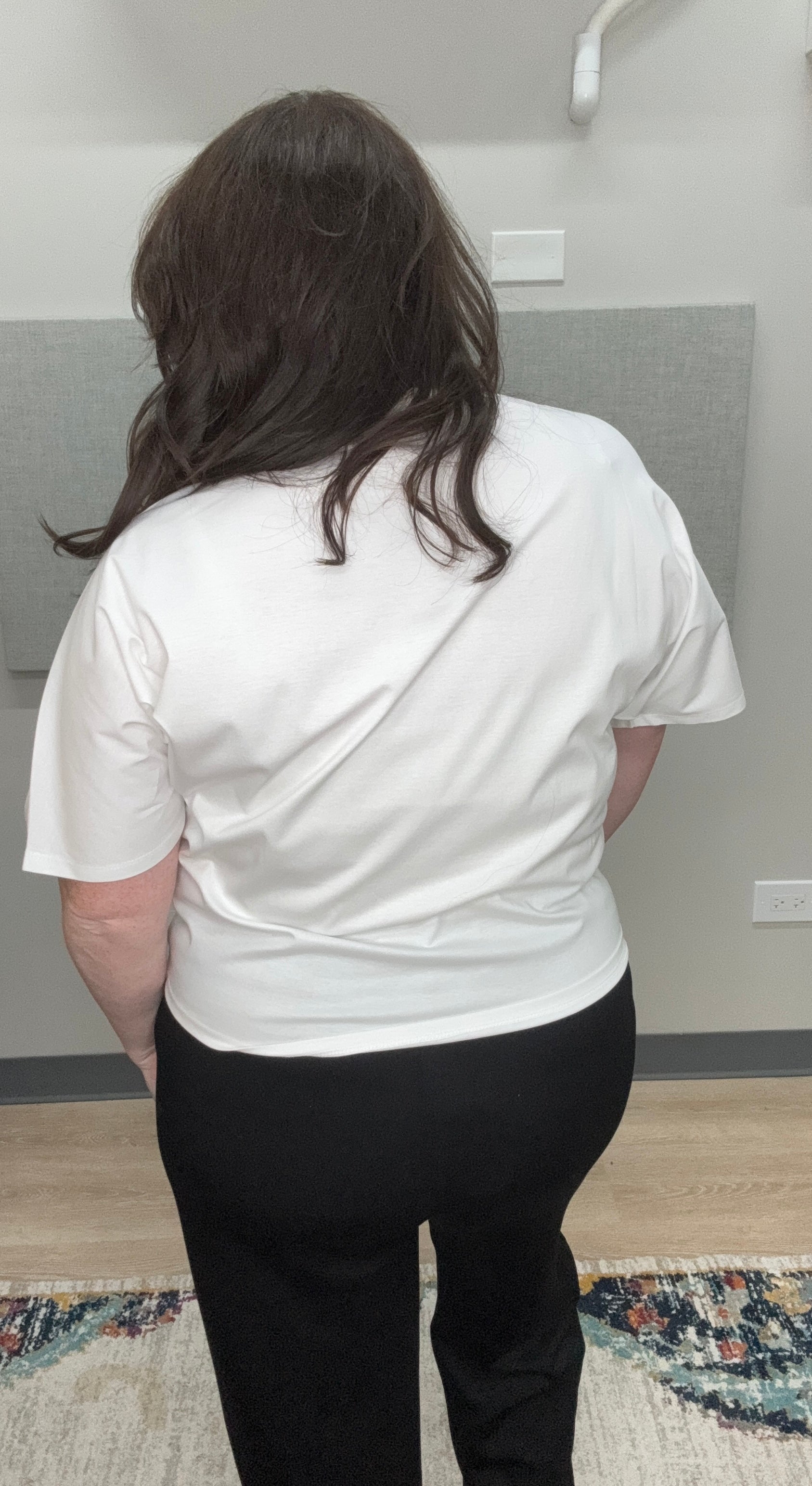 P. Cill Glazed Cotton Batwing Waist Tie Tee