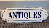 12.75" Antiques Sign - Metal